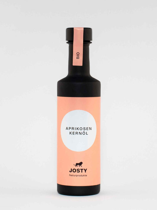 Aprikosenol  bio kaltgepresst aus  der Schweiz – Josty Naturprodukte - Aprikosenkerne